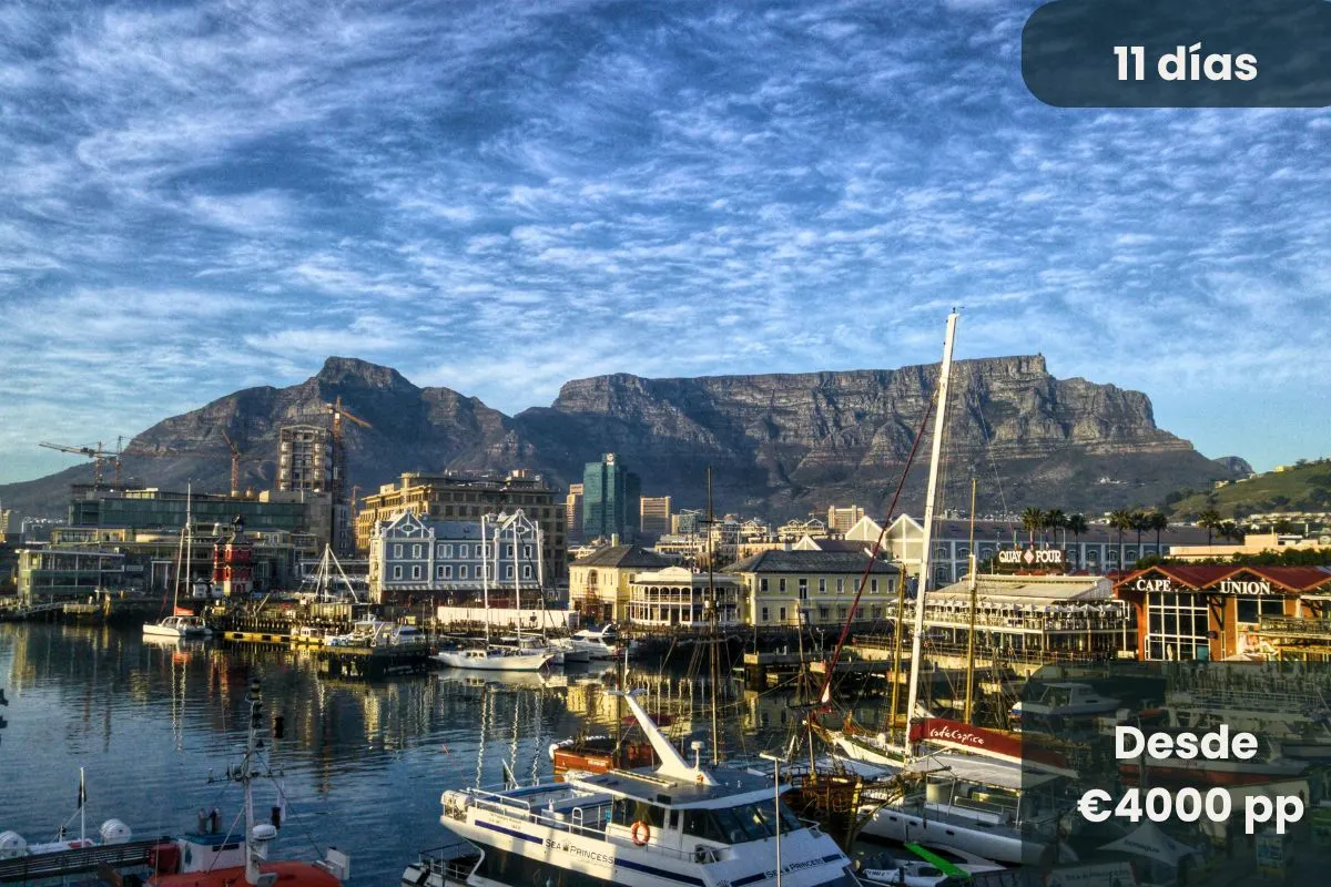 V&A Waterfront en Ciudad del Cabo durante un viaje a Sudáfrica